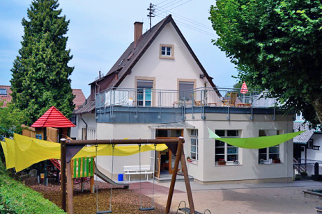 Außengelände des Kindergartens in Ebersteinburg