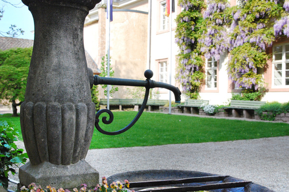 Brunnen im Rathaus Innenhof