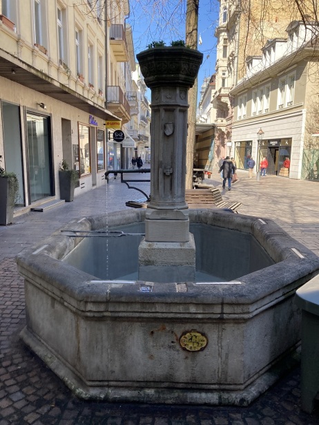 Brunnen in der Fußgängerzone