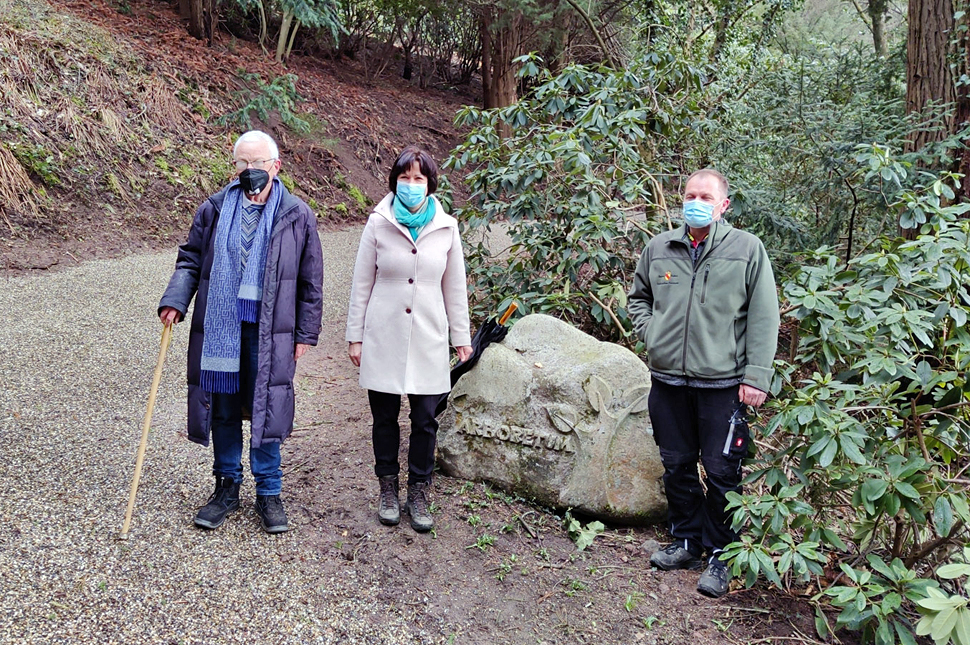 Wolfgang Eberts, Margret Mergen und Andreas Möst (Fachgebiet Forst und Natur) (von links).