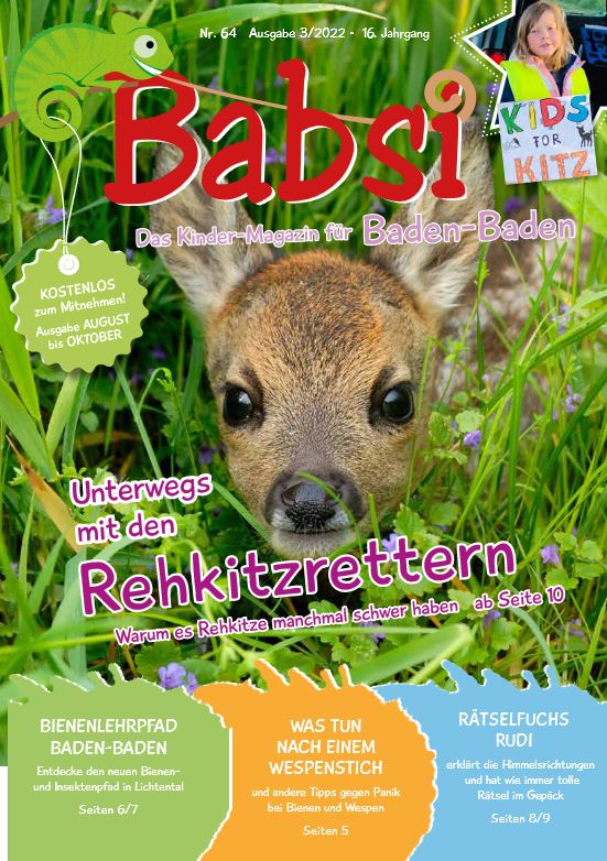 Auf dem Cover der Babsi ist ein Rehkitz abgebildet. 
