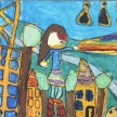 Bild von einem Kind gemalt