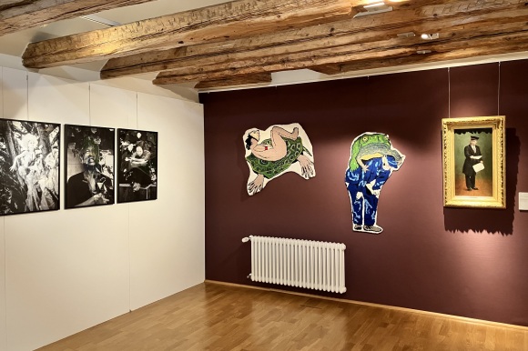 Blick in die Ausstellung der ehemaligen Baldreit-Stipendiatin Gökçen Dilek Acay im Stadtmuseum.