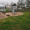 Spielplatz des Waldorfkindergartens. 
