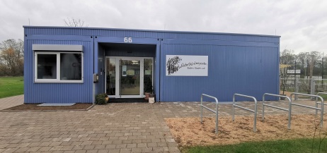 Eingang des Waldorfkindergartens. 