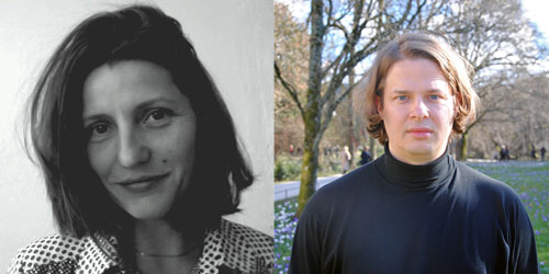 Links: Porträt Charlotte Eifler; rechts: Portrait von Jan Snela