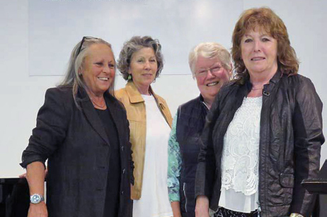 Von links: Heidemarie Mohr, Dr. Ute Götz-Henrich, Ulla Opitz, Margit Oser