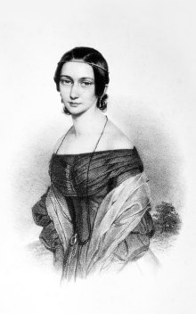 Zeichnung von Clara Schumann
