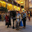 Bernhardusfest. Ein Ritter mit seinem Pferd