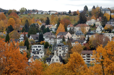 Villen auf einem Berg in Baden-Baden