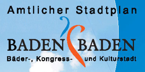 Cover des Amtlichen Stadtplans von Baden-Baden Version 2017
