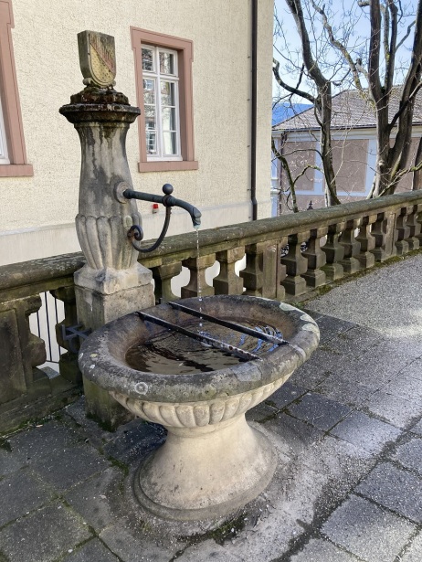 Brunnen im Innenhof des Rathauses