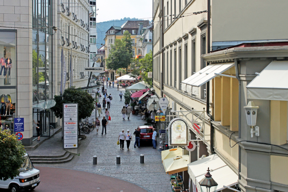 Blick vom Wagener in die Lange Straße