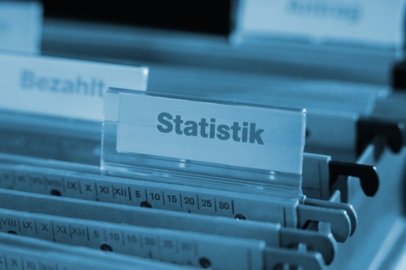 Hängeregister mit der Aufschrift Statistik