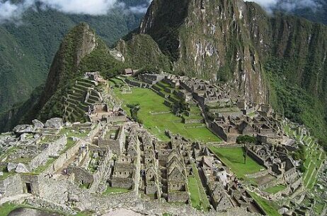 Ruinenstadt Machu Picchu in den Anden (Peru)