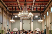 Die Philharmonie Baden-Baden im historischen Weinbrennersaal des Kurhauses