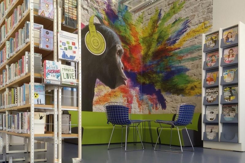 Blick in die Jugendbibliothek